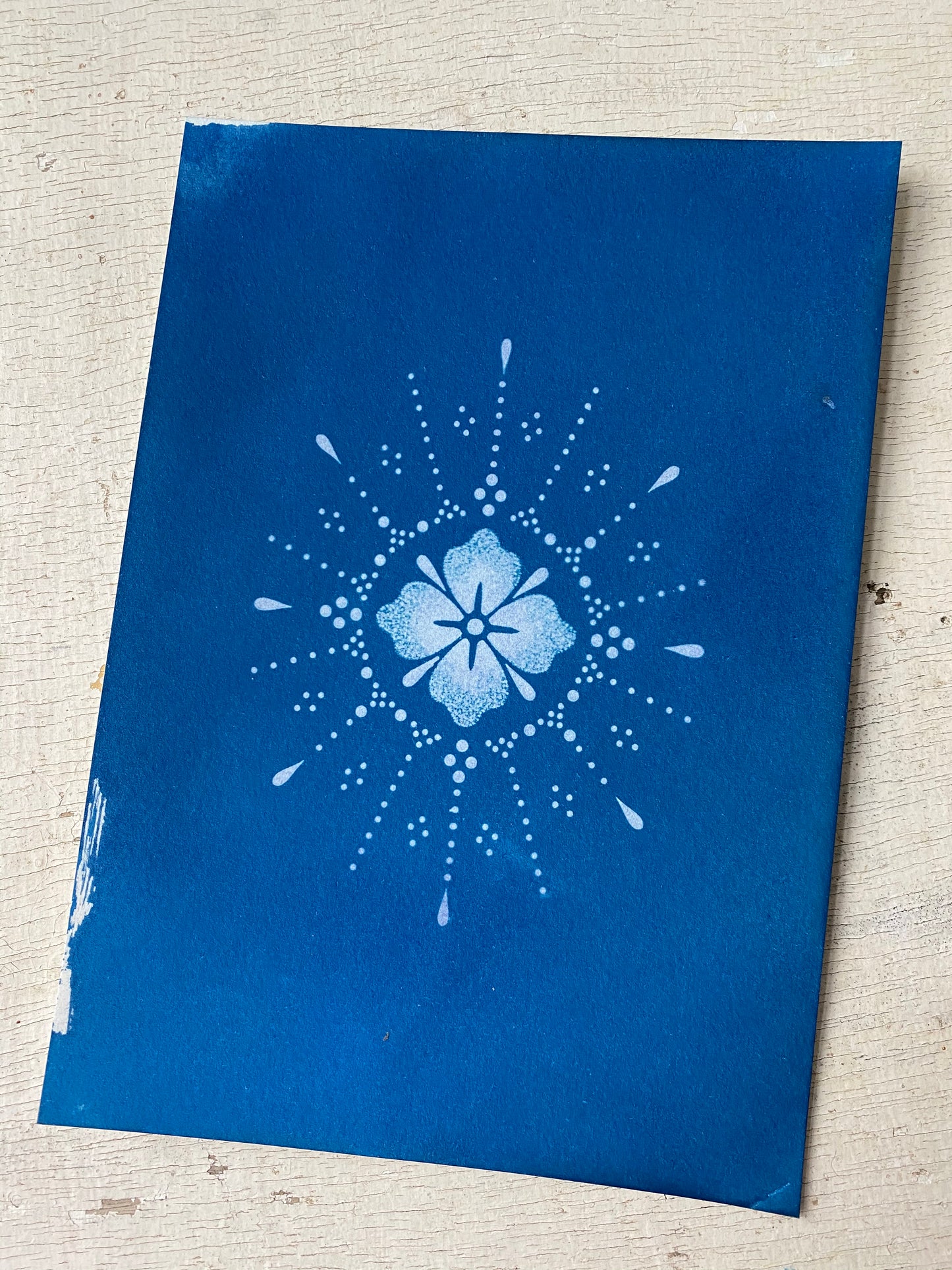 ‘Sakuya’ cyanotype print
