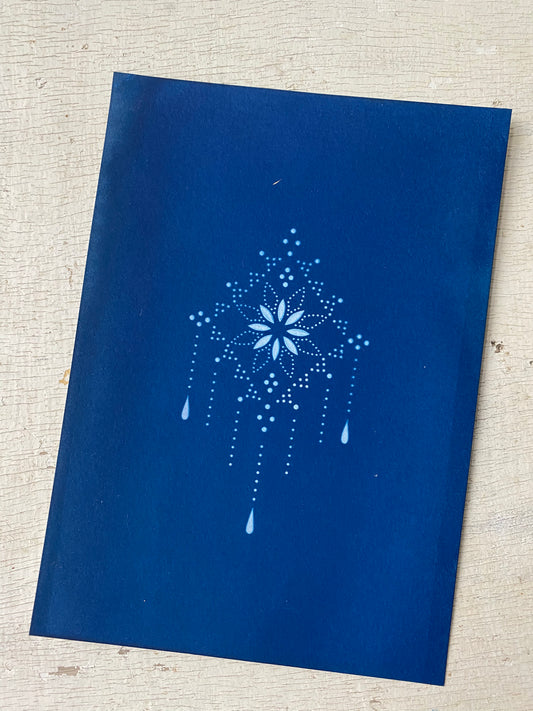 ‘Anaisa’ cyanotype print