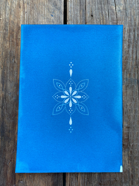 ‘Frigg’ painting on cyanotype
