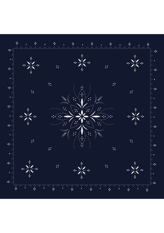 Indigo Forever Silk Scarf