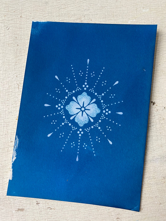 ‘Sakuya’ cyanotype print